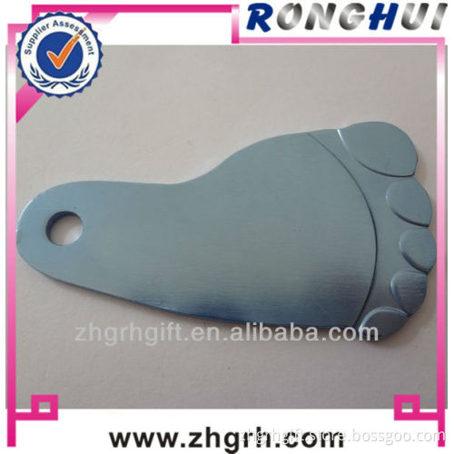 Foot shape metal dog tag maker/supplier/manufactory/wholesaler